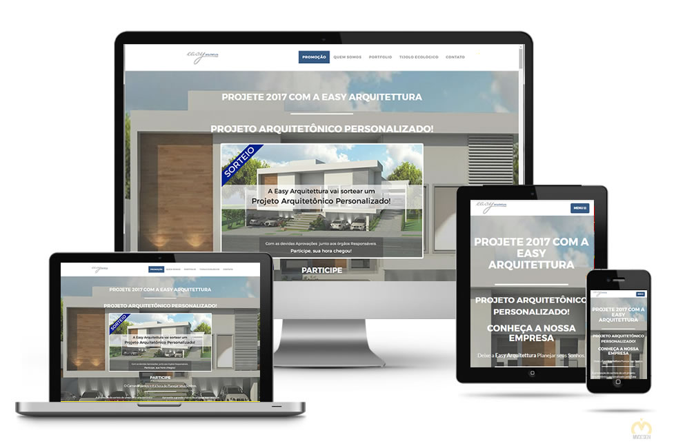 Easy Arquitettura - Web site responsivo