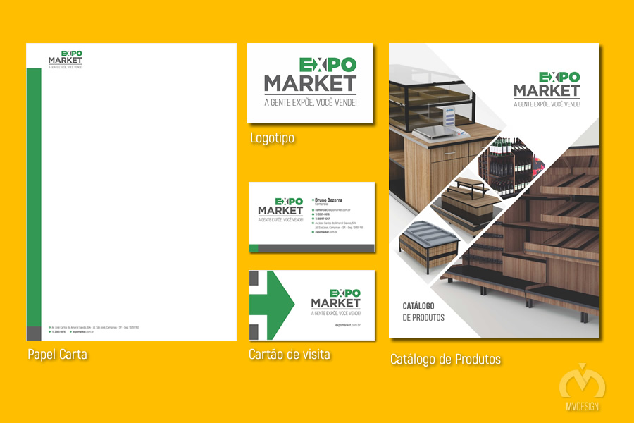 Expo Market - Design Gráfico - Identidade - Web Design responsivo